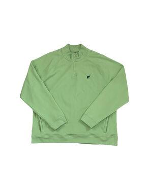 FABLETICS THE GO-TO SWEATSHIRT QUARTER ZIP GREEN SIZE 2XL